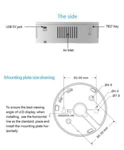 Détecteur de gaz WIFI Smart Tuya