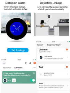 Détecteur de gaz WIFI Smart Tuya