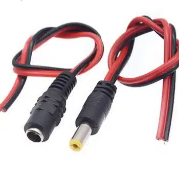 Fil de connexion d'alimentation cc, 5.5x2.1mm