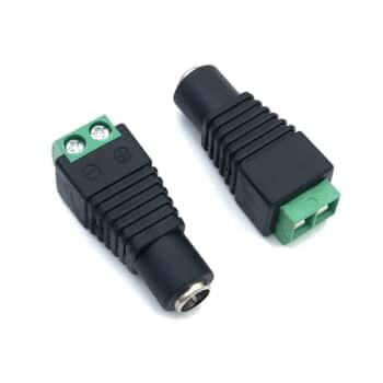 Adaptateur de prise d'alimentation CC femelle mâle,