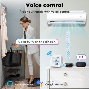 Tuya-Capteur de température et d'humidité WiFi 2.4 7 Capteur de température et d'humidité WiFi