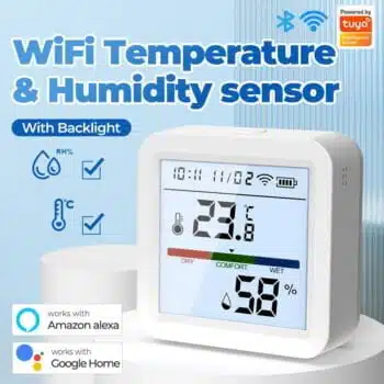 Tuya-Capteur de température et d'humidité WiFi