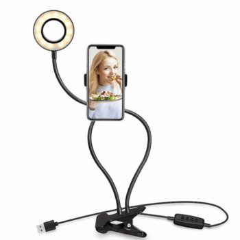 USB Selfie Ring Light avec clip téléphone_lominos.tunisie