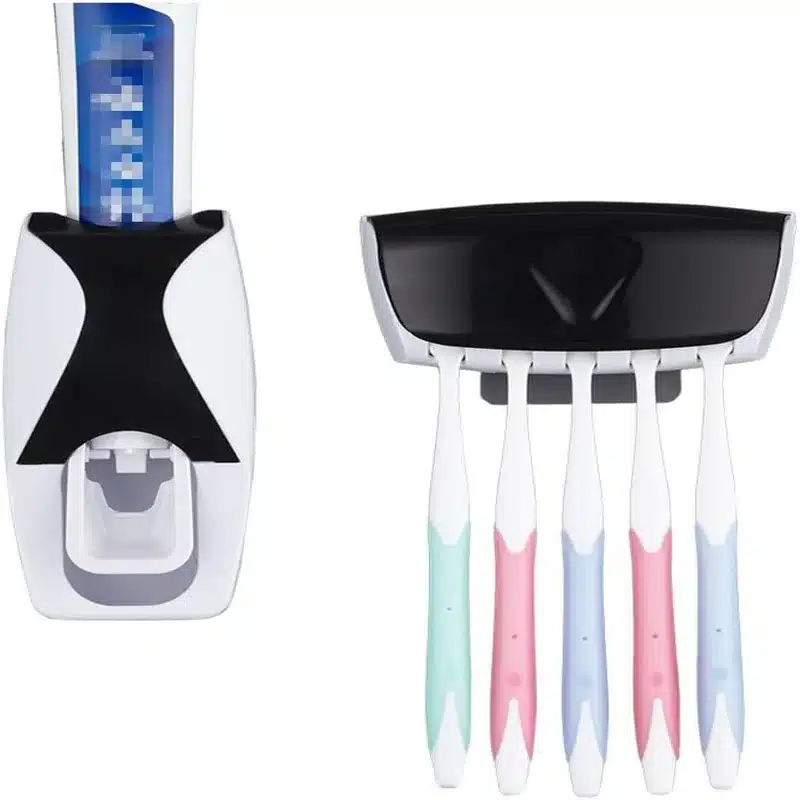 Distributeur de dentifrice automatique et 5 porte-brosses