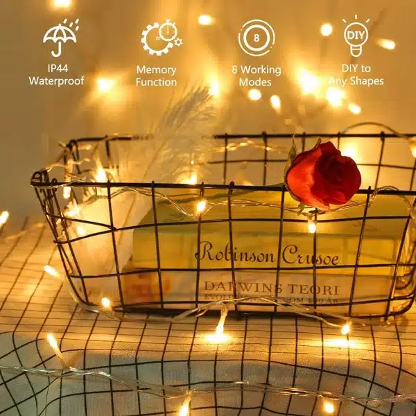 Guirlande de fête lumineuse décoratif - Fil multifonction - 10 m 3 Guirlande de fete lumineuse decoratif Fil multifonction 10 m