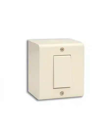 BOITE APPARENTE 1 MODULE S45 IVOIRE