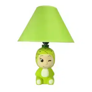 Lampe de chevet Enfant – 37X28 Cm vert 2