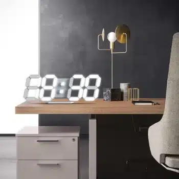Horloge Digital Led 3D - Alarme - Température