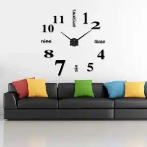Montre Murale 3D Autocollant 120cm lominoos.com