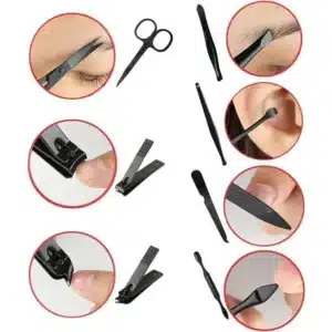 Kit de soin des ongles 7 en 1 - Rouge 2 Kit de soin des ongles 7 en 1 - Rouge