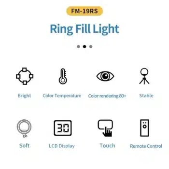 ring light jmary fm 19rs 2