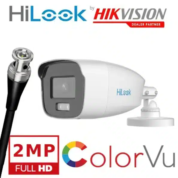 Caméra Tube Hilook 2 MP ColorVu 40m - THC-B229-M