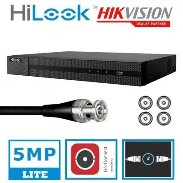 Enregistreur HILOOK DVR-204Q-K1 - 5MP Lite - 4 canaux