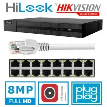 Enregistreur HILOOK NVR-216MH-C/16P - 16 CH PoE - 4K