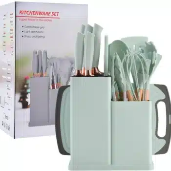 Ensemble D'ustensiles De Cuisine En Silicone 19 Pcs