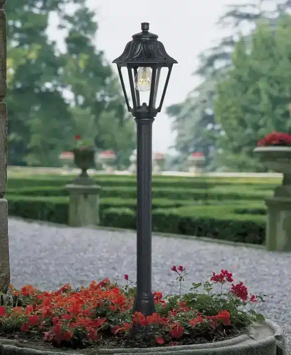 Lampadaire de jardin Anna Noir 1 ampoule 110cm